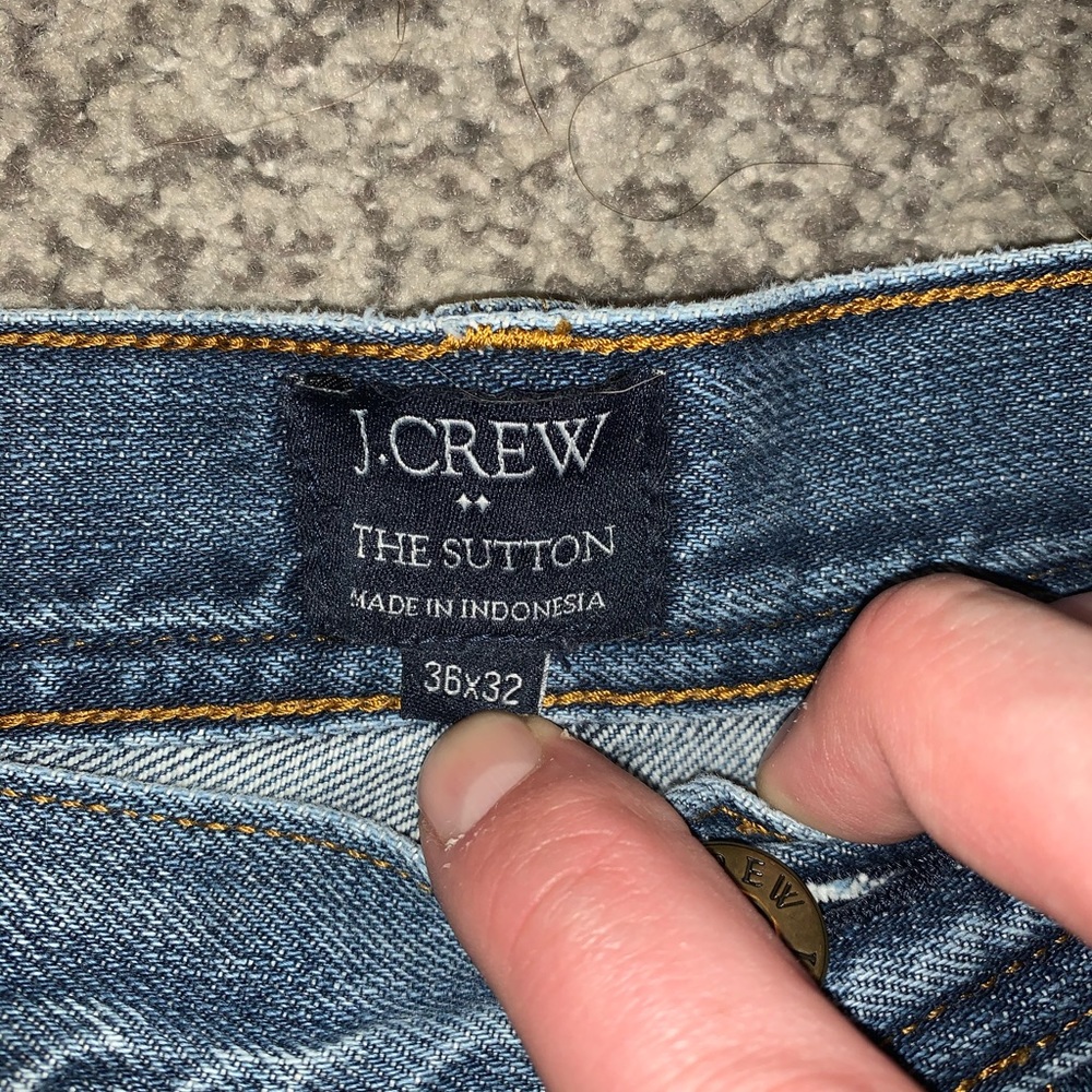 Men’s Jcrew Sutton jeans size 36x32